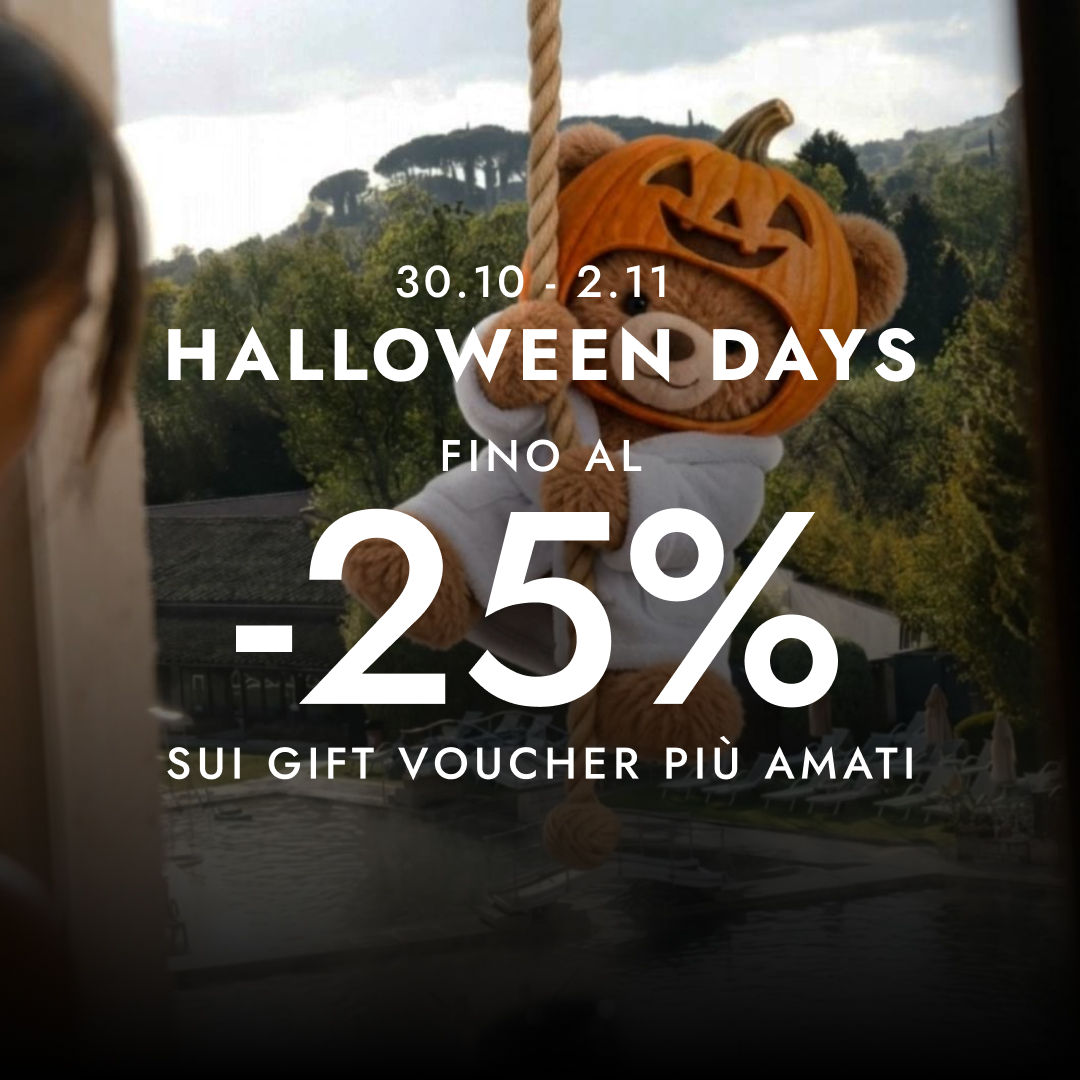 Halloween Days: sconto del 25% su gift voucher dal 30.10 al 2.11